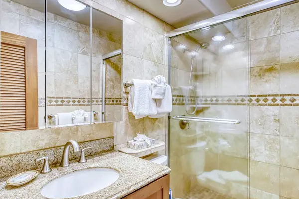 Elegant Bathroom With Modern Finishes