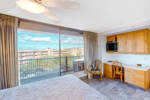 Ocean-view bedroom with king bed