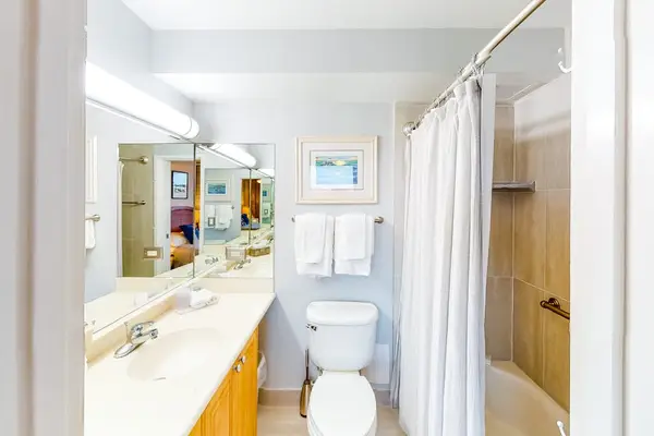 Ensuite bathroom with a spacious vanity