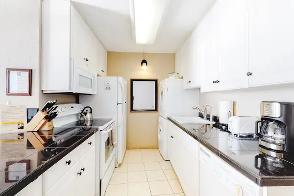 Lovely kitchen for all of your chef's needs.