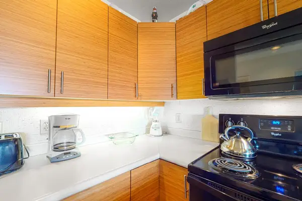 Bright Kitchen With Sleek Finishes