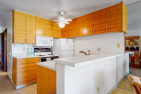 Spacious kitchen with modern appliances