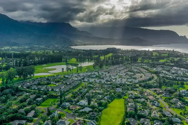 Aerial views of Hawaii