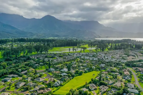 Aerial view of Hawaii