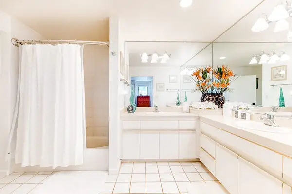 Spa Inspired Bathroom With Double Vanity
