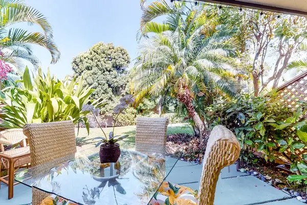 Private Garden Patio For Morning Coffee