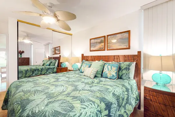 Spacious Bedroom With Smart TV