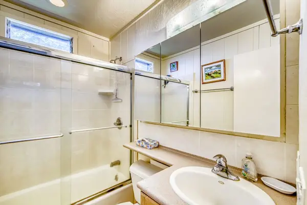 Fresh Bathroom With Walk In Shower
