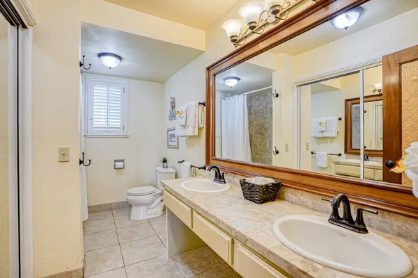 Bright Bathroom With Double Vanity
