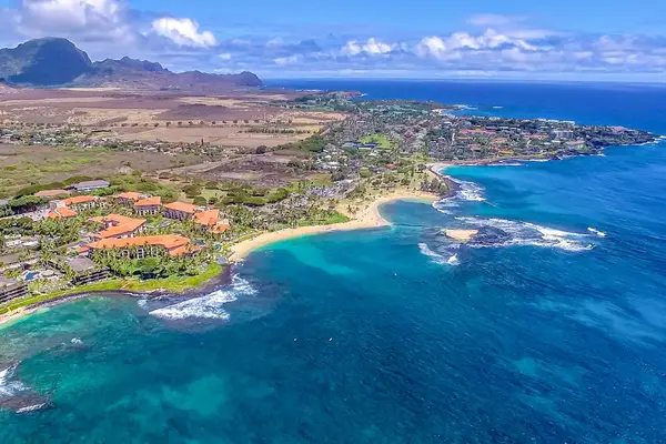 Discover paradise from an unforgettable aerial perspective above