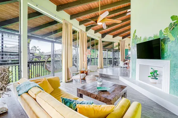 Spacious living area with plenty of natural light