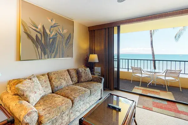 Cozy Living Space With Ocean Views