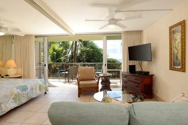Inviting living space with lanai access and plenty of natural light