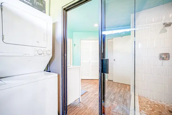 In-unit laundry room with washer and dryer for your convenience
