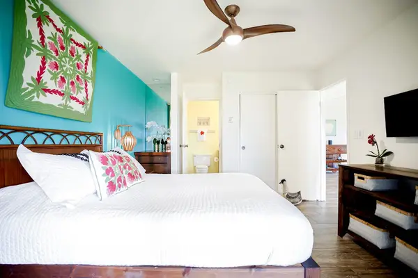 Relaxing queen bedroom, perfect for a peaceful night's rest