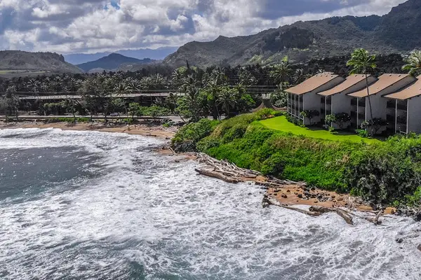 Bird's-eye view showcasing the home's surroundings