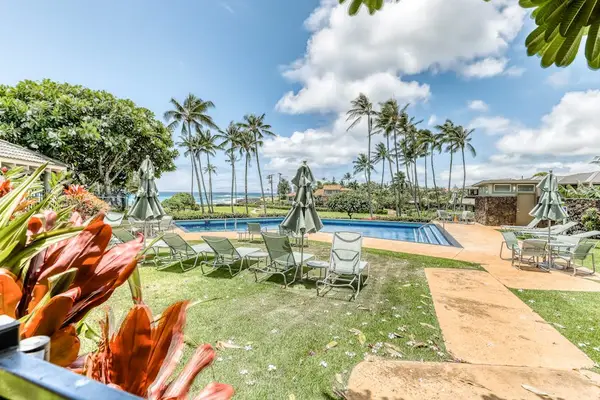 Private lanai with seating for relaxing outdoors