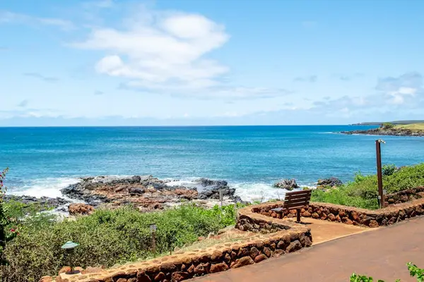 Rocky shoreline offers inviting views beside Pacific waters