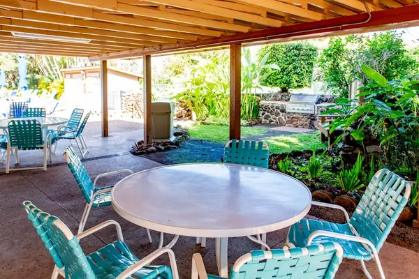 Dine outdoors and savor the peaceful surroundings