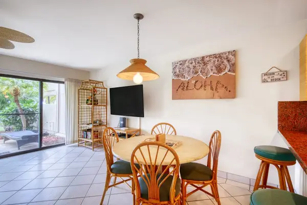 Dining Area With Tropical Charm