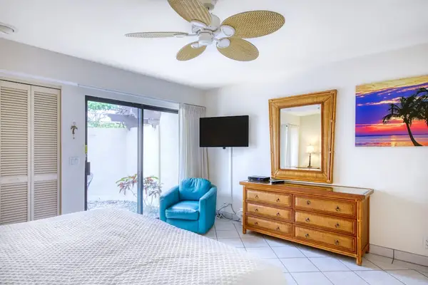 Spacious Bedroom With Smart TV