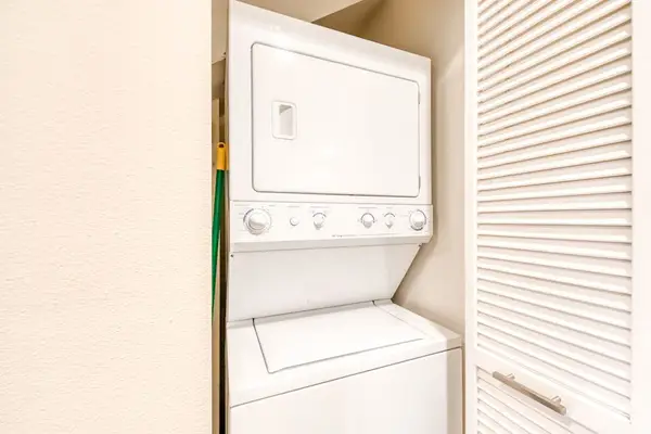 Convenient In Unit Laundry