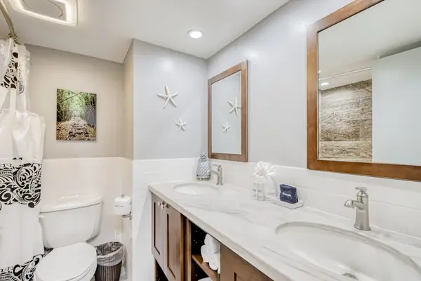 Spa Inspired Bathroom With Double Vanity
