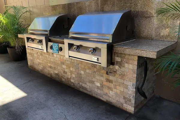 Grill Island Favorites In The Outdoor BBQ Pavilion