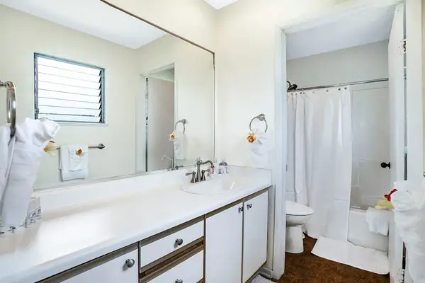 Fresh Bathroom With Double Vanity