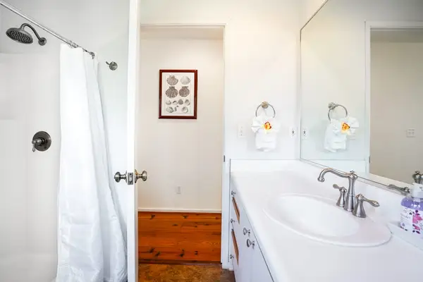 Bright Bathroom With Stylish Vanity