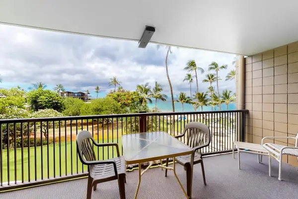 Relax beneath warm Maui sunshine overlooking the Pacific
