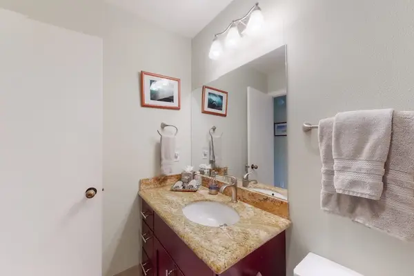 Elegant Bathroom With Granite Vanity