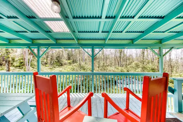 Covered Lanai With Peaceful Forest Views