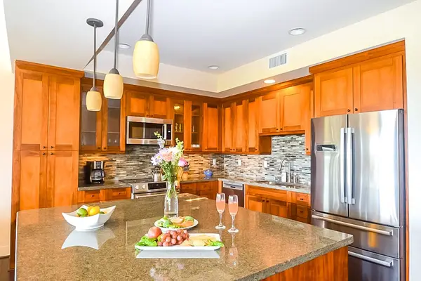Spacious kitchen perfect for family gatherings daily