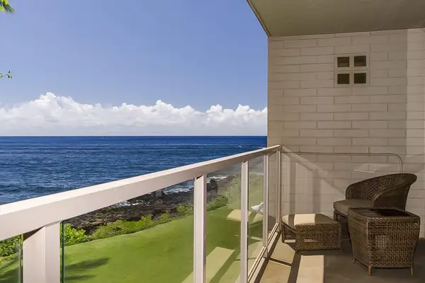 Ocean views from private lanai.