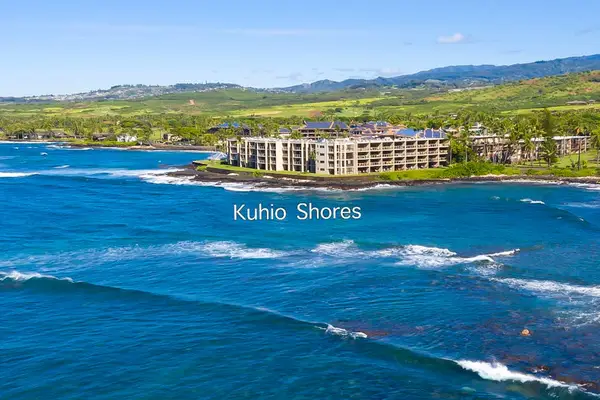 Kuhio Shores Resort aerial view