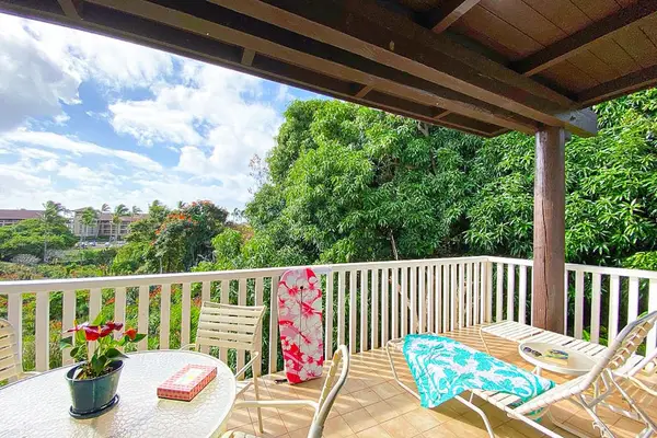 Lush tropical views from your private lanai.