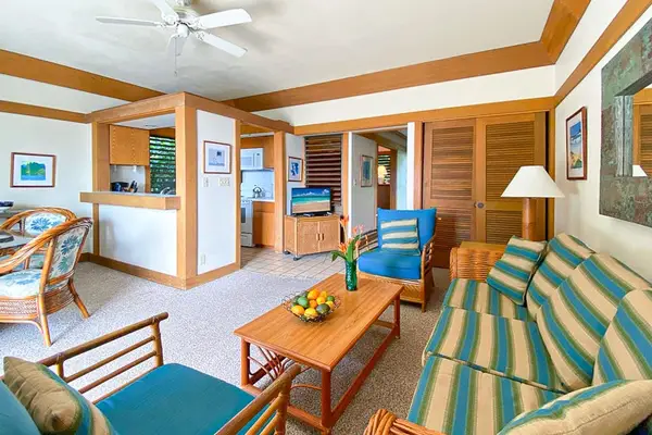Living room open to the dining room so you are always connected to your guests.