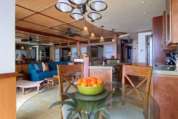 Dining room with seating for four.
