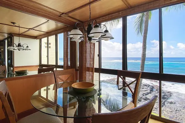 Dining room with a view.