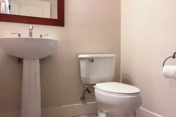 Convenient Guest Powder Room