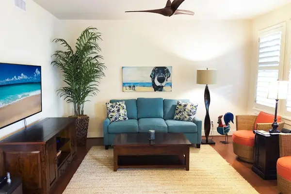 Cozy Coastal Living Room Retreat