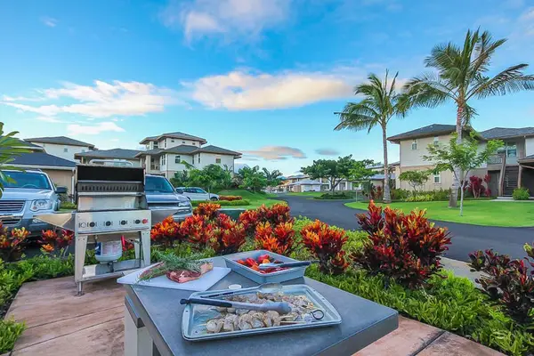 Fire Pit Gathering Under The Palms