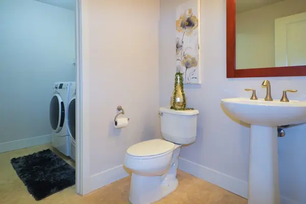 Half Bathroom with In-Condo Laundry Units
