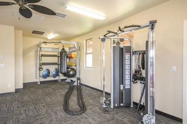 Fitness center with equipment for your daily workout