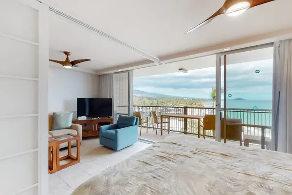 Enjoy fresh air from the spacious balcony