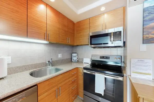 Convenient kitchen designed for every stay