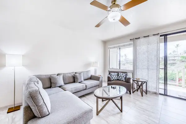 Bright living room with comfortable seating and natural light