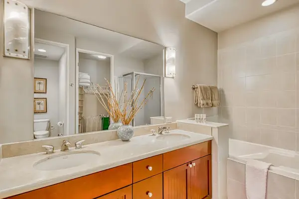 Spacious bathroom with a double vanity