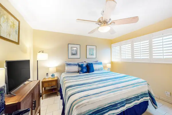 Bright bedroom filled with natural light